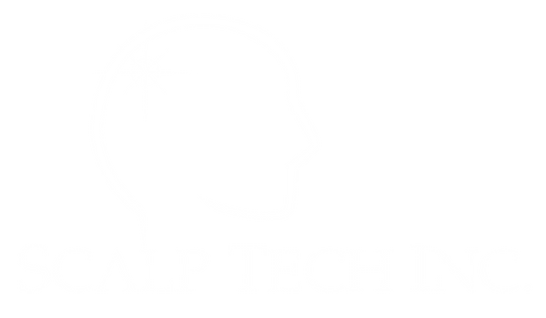 Scalp Tech Inc White Logo | Scalp Tech Inc.